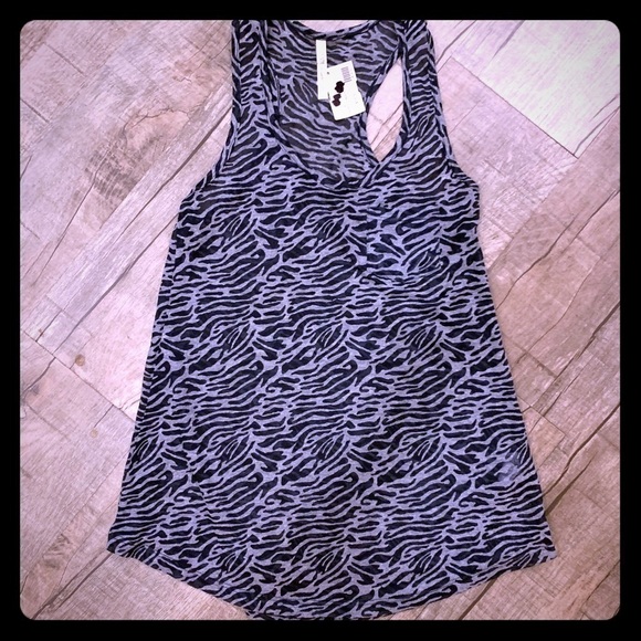Burnout Zebra DNA Couture Top - Picture 1 of 4